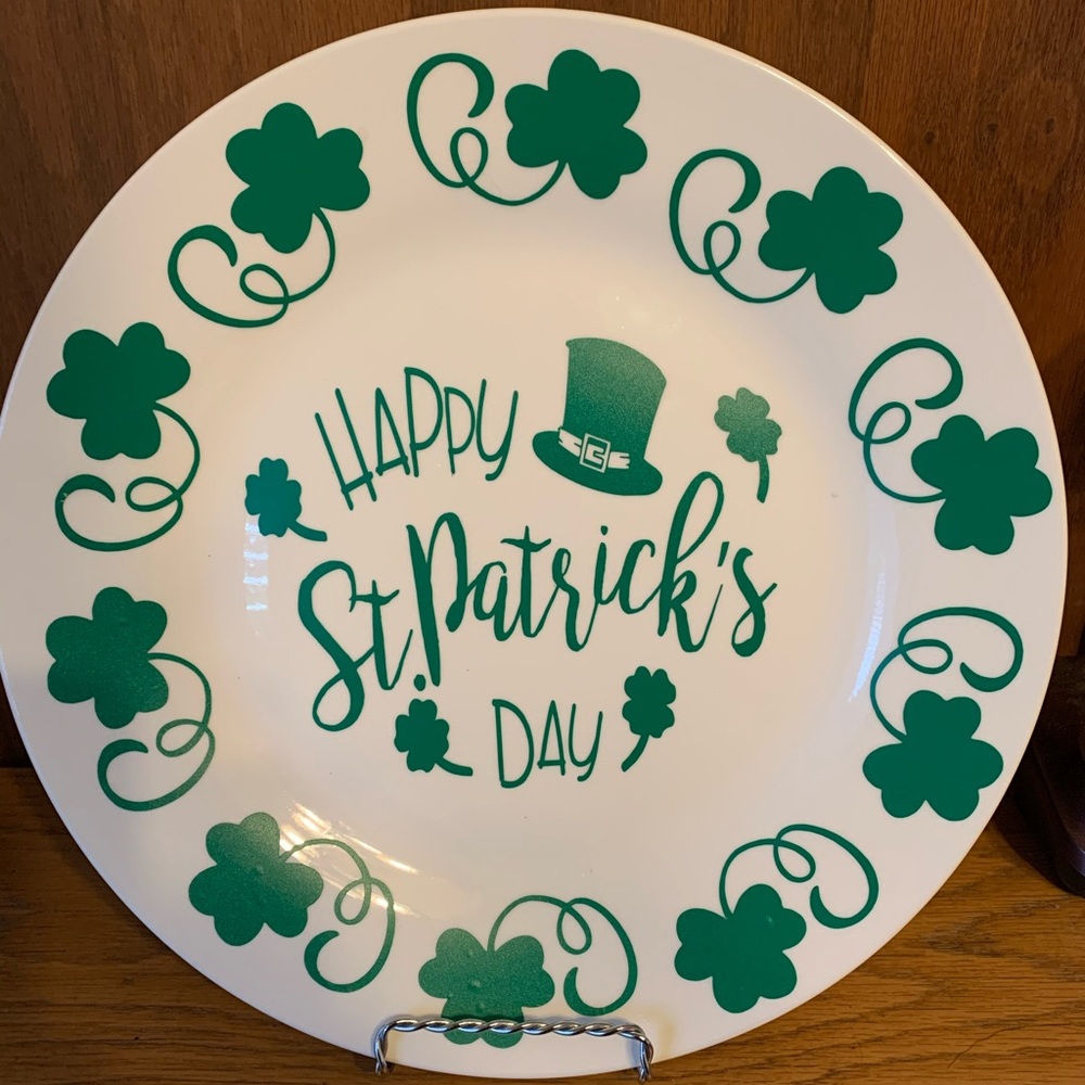 St Patrick’s day plate